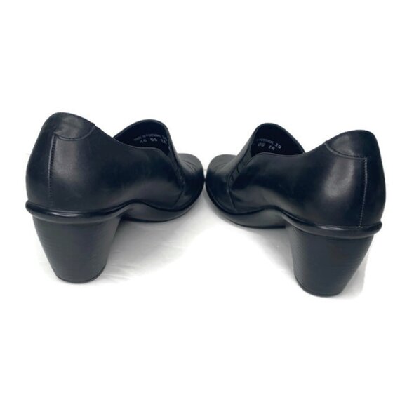 Dansko Rafael Leather Comfort Elastic Mules Black Women's Size 39 - Picture 4 of 5